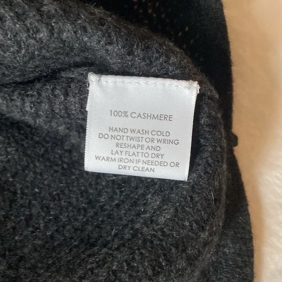 White + Warren Cashmere Waffle Knit Sweater, S - Picture 6 of 6